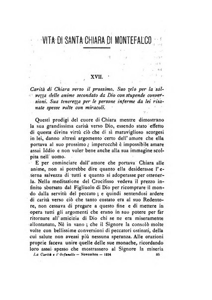 La carità e l'orfanello del venerabile P. Lodovico da Casoria