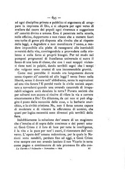 La carità e l'orfanello del venerabile P. Lodovico da Casoria