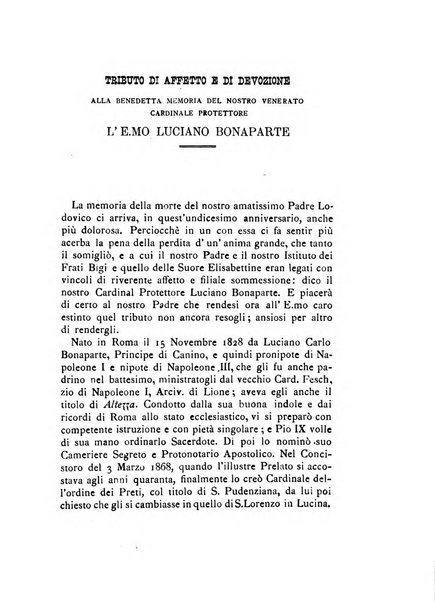 La carità e l'orfanello del venerabile P. Lodovico da Casoria