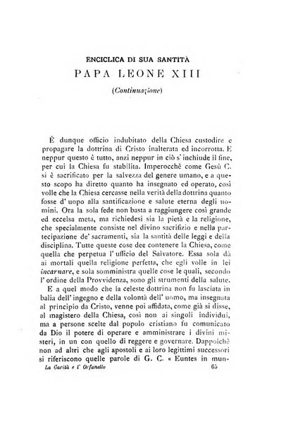 La carità e l'orfanello del venerabile P. Lodovico da Casoria