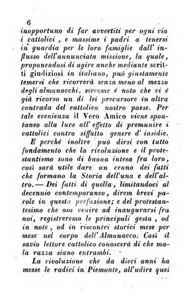 Il vero amico almanacco romano