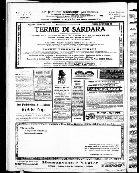 L'unione sarda : giornale settimanale, politico, amministrativo, letterario