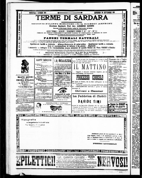 L'unione sarda : giornale settimanale, politico, amministrativo, letterario