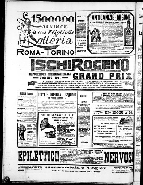 L'unione sarda : giornale settimanale, politico, amministrativo, letterario