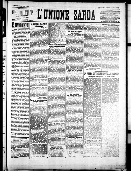 L'unione sarda : giornale settimanale, politico, amministrativo, letterario