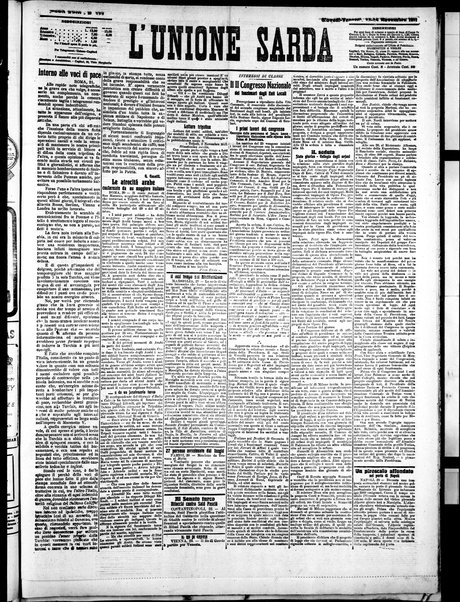 L'unione sarda : giornale settimanale, politico, amministrativo, letterario