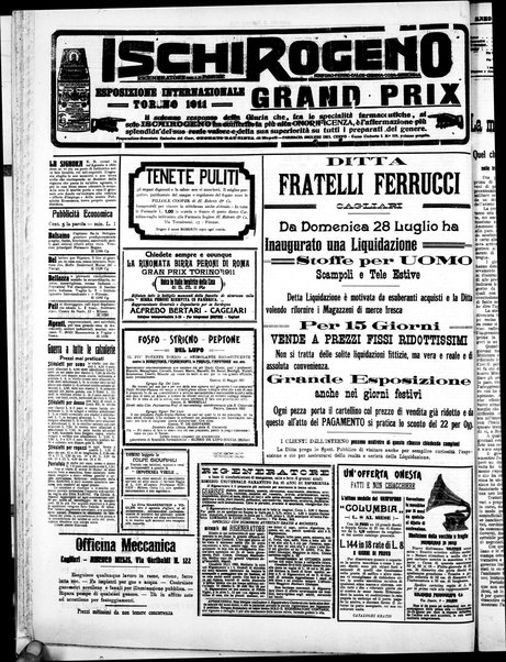 L'unione sarda : giornale settimanale, politico, amministrativo, letterario