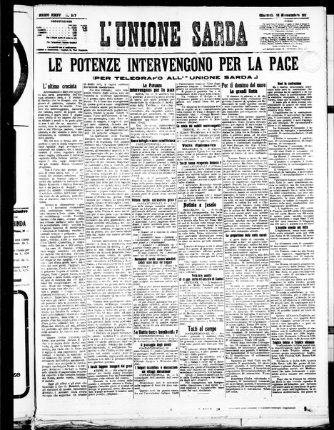 L'unione sarda : giornale settimanale, politico, amministrativo, letterario