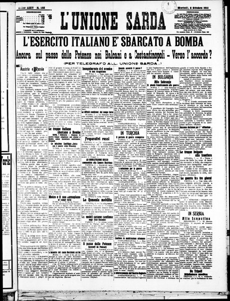 L'unione sarda : giornale settimanale, politico, amministrativo, letterario