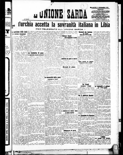 L'unione sarda : giornale settimanale, politico, amministrativo, letterario