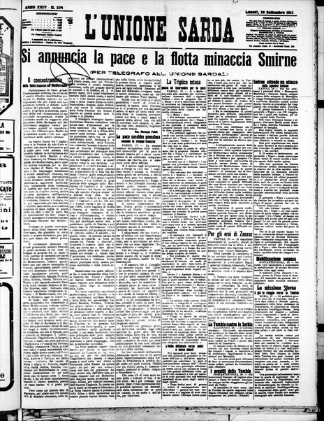 L'unione sarda : giornale settimanale, politico, amministrativo, letterario