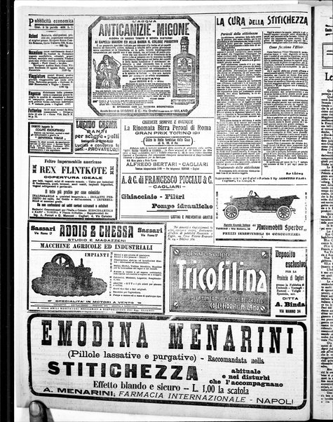 L'unione sarda : giornale settimanale, politico, amministrativo, letterario