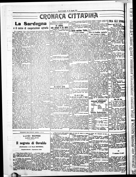 L'unione sarda : giornale settimanale, politico, amministrativo, letterario