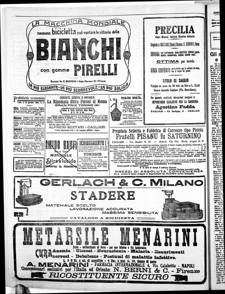 L'unione sarda : giornale settimanale, politico, amministrativo, letterario