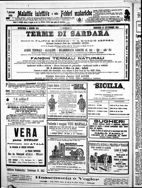 L'unione sarda : giornale settimanale, politico, amministrativo, letterario