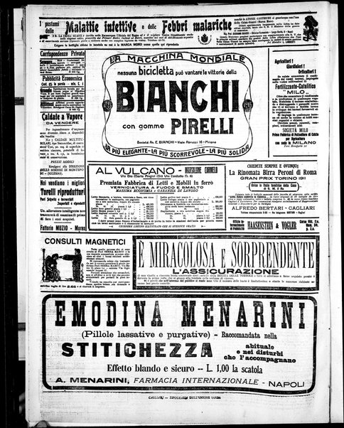 L'unione sarda : giornale settimanale, politico, amministrativo, letterario