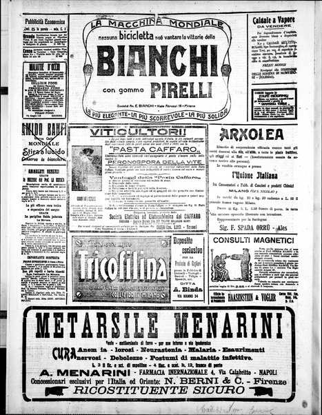 L'unione sarda : giornale settimanale, politico, amministrativo, letterario