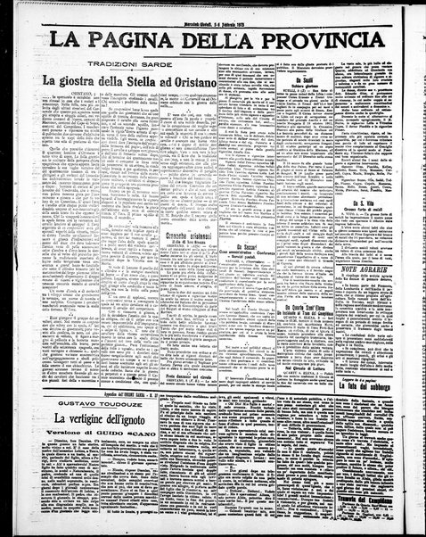 L'unione sarda : giornale settimanale, politico, amministrativo, letterario