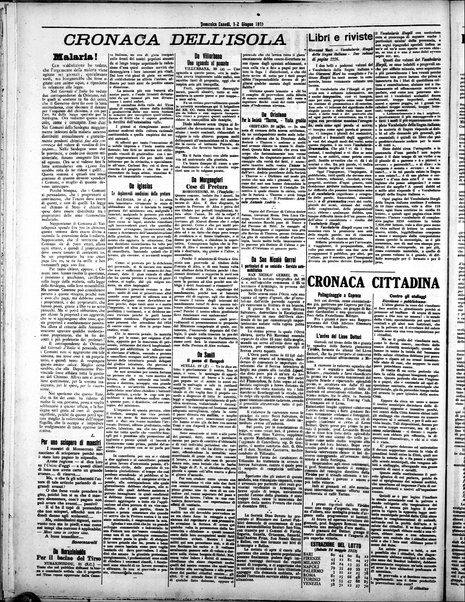 L'unione sarda : giornale settimanale, politico, amministrativo, letterario