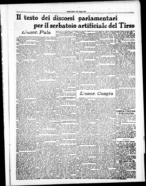 L'unione sarda : giornale settimanale, politico, amministrativo, letterario