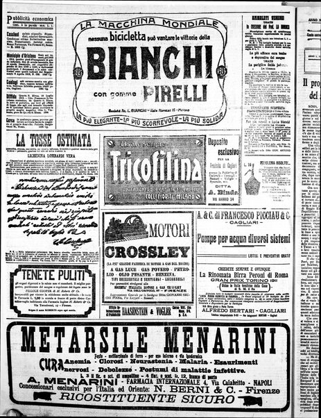 L'unione sarda : giornale settimanale, politico, amministrativo, letterario