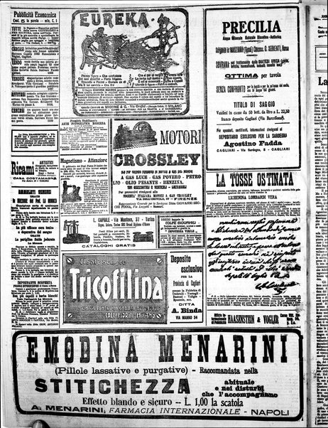 L'unione sarda : giornale settimanale, politico, amministrativo, letterario