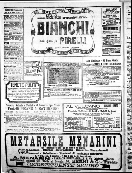 L'unione sarda : giornale settimanale, politico, amministrativo, letterario