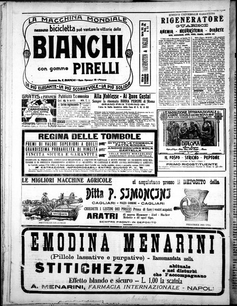 L'unione sarda : giornale settimanale, politico, amministrativo, letterario