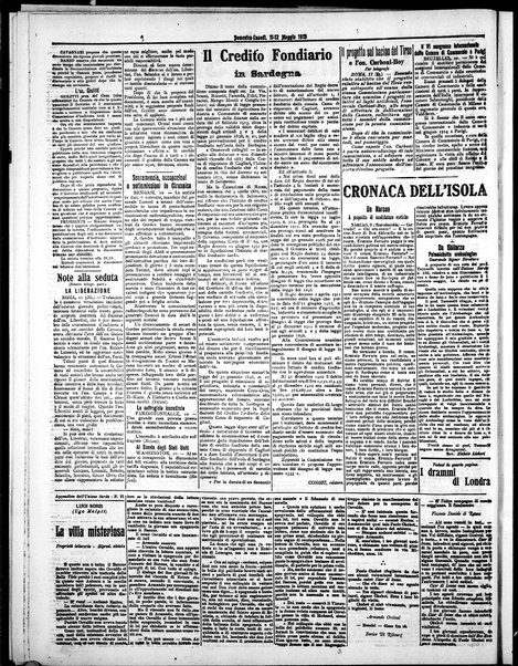 L'unione sarda : giornale settimanale, politico, amministrativo, letterario