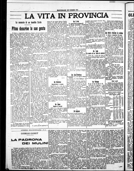 L'unione sarda : giornale settimanale, politico, amministrativo, letterario