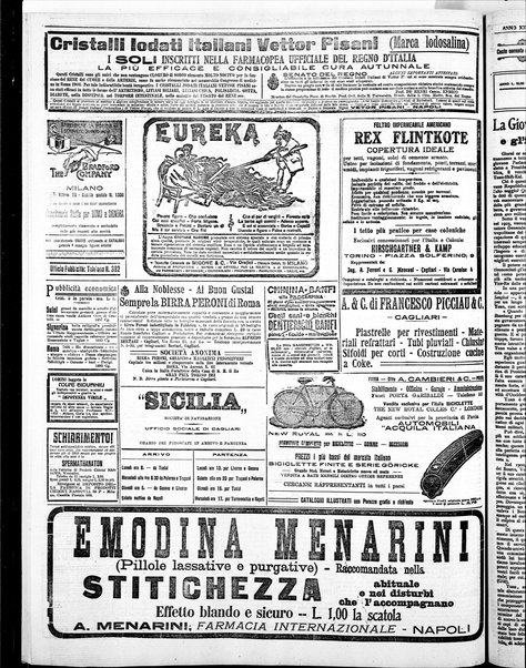 L'unione sarda : giornale settimanale, politico, amministrativo, letterario