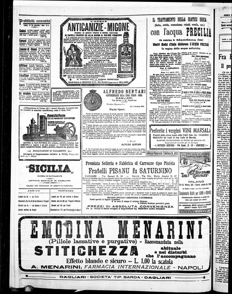 L'unione sarda : giornale settimanale, politico, amministrativo, letterario