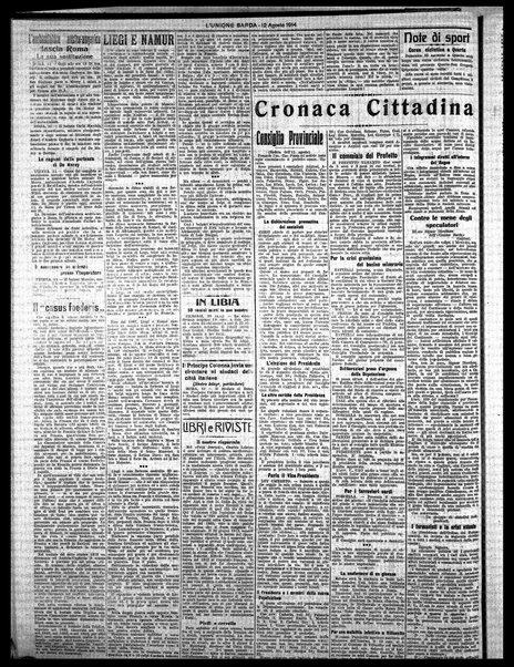 L'unione sarda : giornale settimanale, politico, amministrativo, letterario