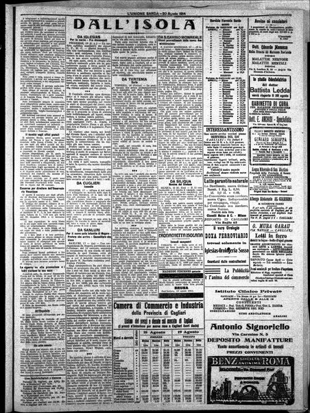 L'unione sarda : giornale settimanale, politico, amministrativo, letterario