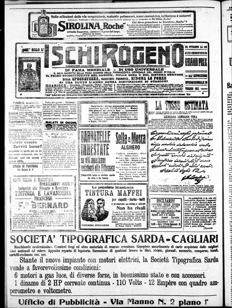 L'unione sarda : giornale settimanale, politico, amministrativo, letterario