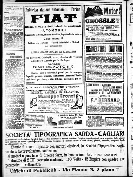 L'unione sarda : giornale settimanale, politico, amministrativo, letterario