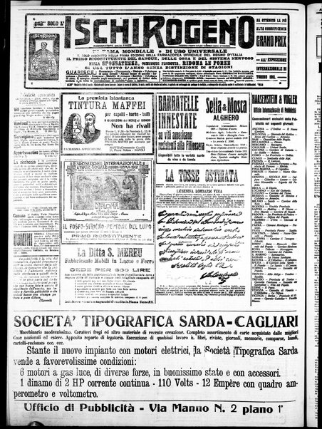 L'unione sarda : giornale settimanale, politico, amministrativo, letterario