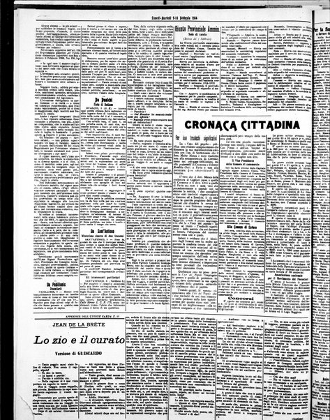 L'unione sarda : giornale settimanale, politico, amministrativo, letterario