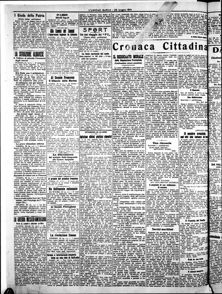 L'unione sarda : giornale settimanale, politico, amministrativo, letterario