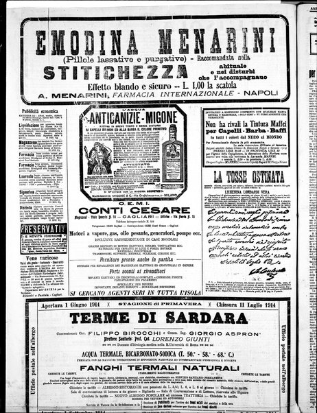 L'unione sarda : giornale settimanale, politico, amministrativo, letterario