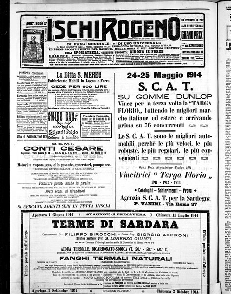 L'unione sarda : giornale settimanale, politico, amministrativo, letterario