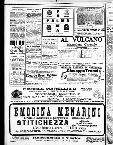 L'unione sarda : giornale settimanale, politico, amministrativo, letterario