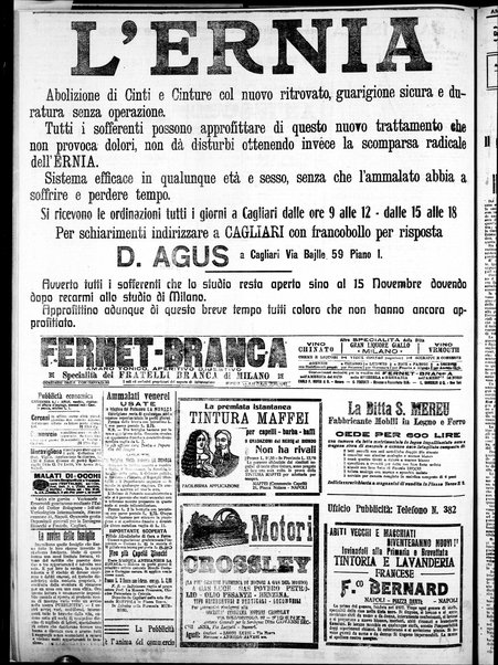 L'unione sarda : giornale settimanale, politico, amministrativo, letterario