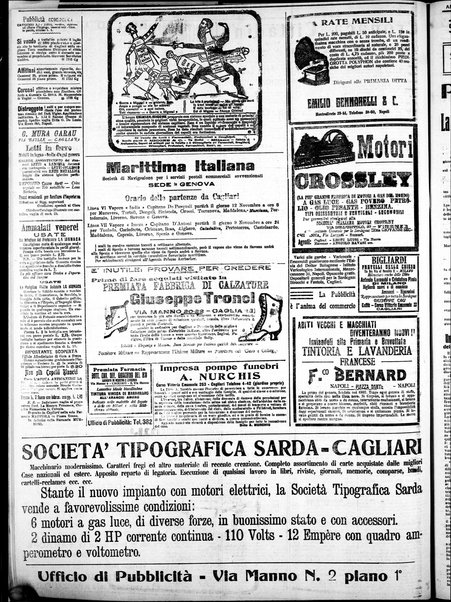 L'unione sarda : giornale settimanale, politico, amministrativo, letterario