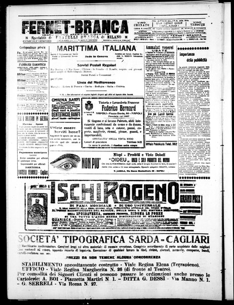 L'unione sarda : giornale settimanale, politico, amministrativo, letterario