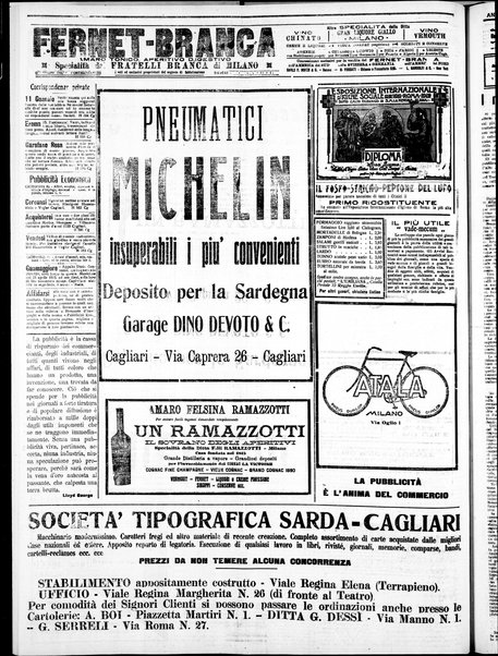 L'unione sarda : giornale settimanale, politico, amministrativo, letterario