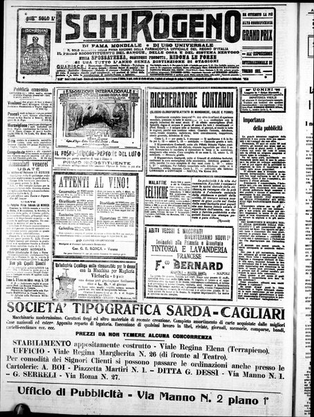 L'unione sarda : giornale settimanale, politico, amministrativo, letterario