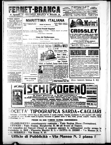 L'unione sarda : giornale settimanale, politico, amministrativo, letterario