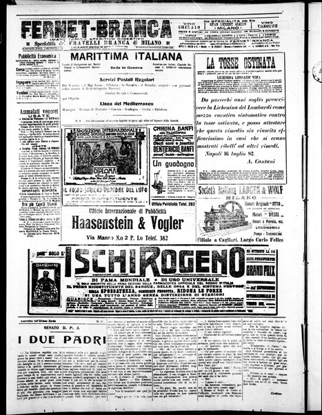 L'unione sarda : giornale settimanale, politico, amministrativo, letterario