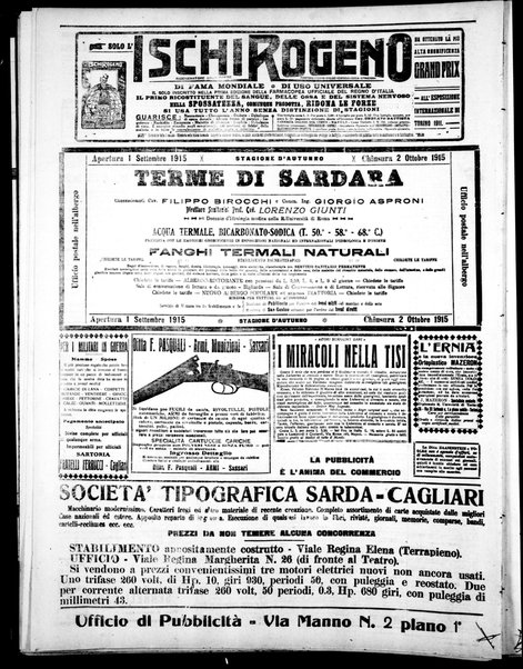 L'unione sarda : giornale settimanale, politico, amministrativo, letterario